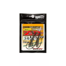Decoy Worm 217 Zero-Dan #4 2,5gr Súlyozott Offset Horog 3db