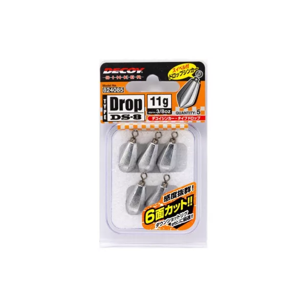 Decoy DS-8 Sinker Type Drop 36gr Drop Shot Ólom 2db