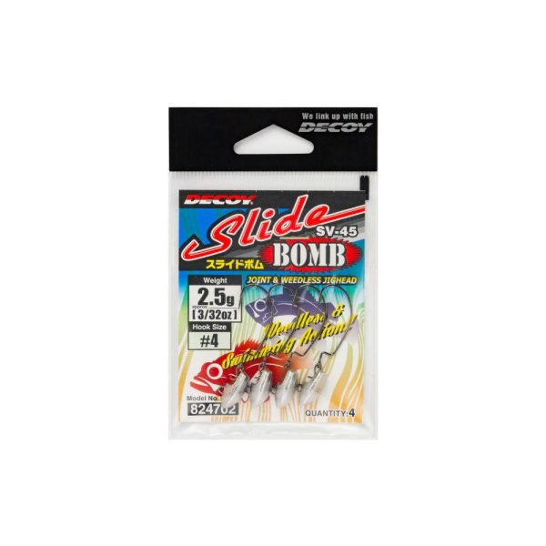 Decoy SV-45 Slide Bomb #6 1,5gr Offset Jig Fej 4db
