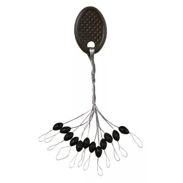 Nevis Stopper in Gomma Nero S 4x2mm 12 pz