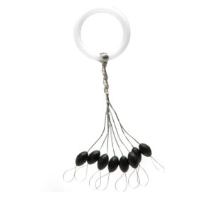 Nevis Stopper in Gomma Nero S 4,5x2,2mm 8 pz