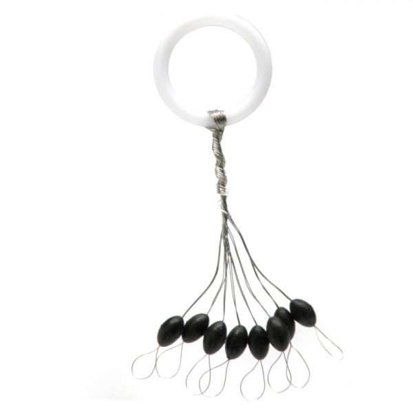 Nevis Stopper in Gomma Nero M 5x2,5mm 8 pz