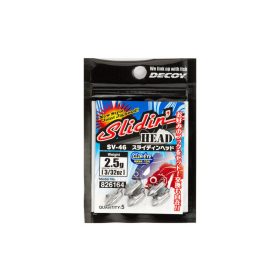 Decoy SV-46 Slidin Head 5,0gr Jig Fej Ólom 4db