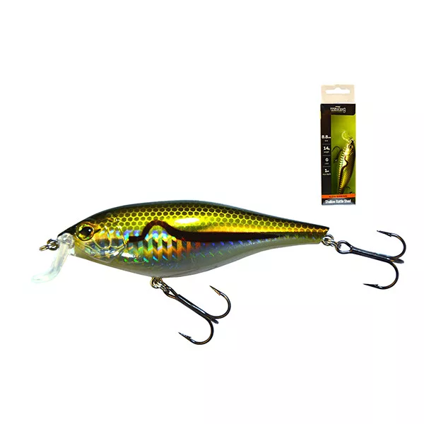 Wizard Shallow Rattle Shad Slow-Sinking SG 8,8cm 14gr Wobbler