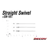 Decoy SN-10 Straight Swivel 6 Forgó 8db