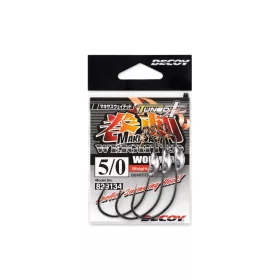   Decoy Worm 130 Makisasu #4/0 2,5gr Súlyozott Offset Horog 3db