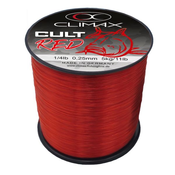 Climax Cult Carp Red Mono 300m 0,25mm Monofil Főzsinór