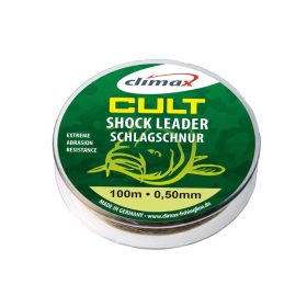   Climax Cult Carp Shock Leader 100m 0,50mm 35lb 15,5kg Camouflage Monofil Előkezsinór