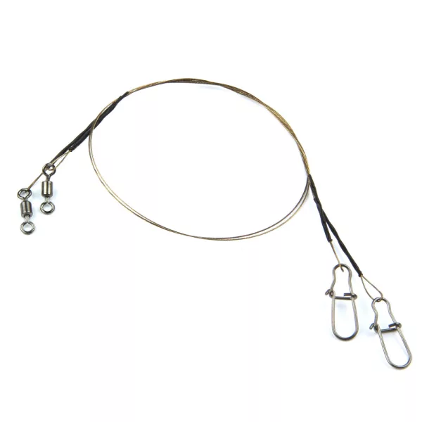 Terminale in tungsteno premium 1x19 2/pacco 25cm/0,30mm Terminale da predatore