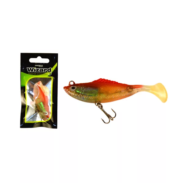 Wizard Swimbait Perch 7,62cm Redholo Esche in gomma