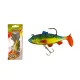 Wizard Swimbait Perch 7,62cm Firetiger Holo Esca in gomma