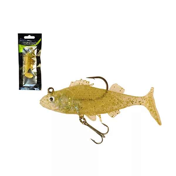 Wizard Swimbait Perch Golden-White 7,62cm Esca Morbida