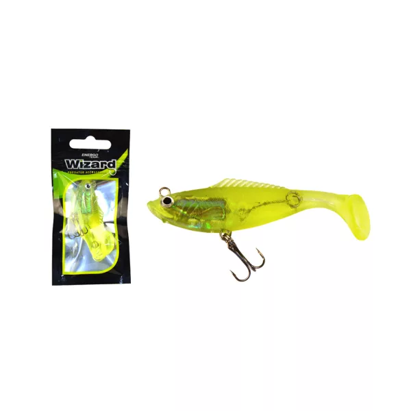 Wizard Swimbait Perch 7,62cm Green Esca in gomma