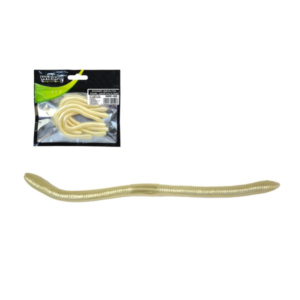Wizard Worm Pearl 14cm Vermetto Artificiale 5pz
