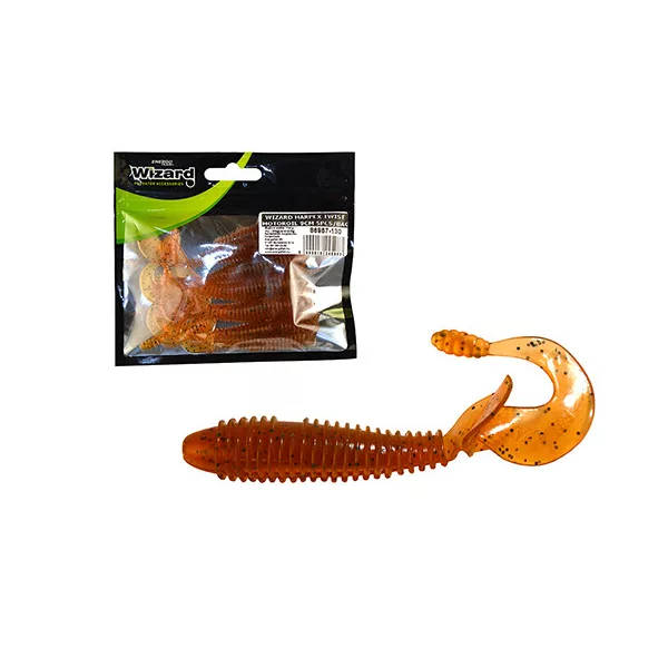 Wizard Harpex Twist Double Evo Motoroil 9cm Twister 5pz