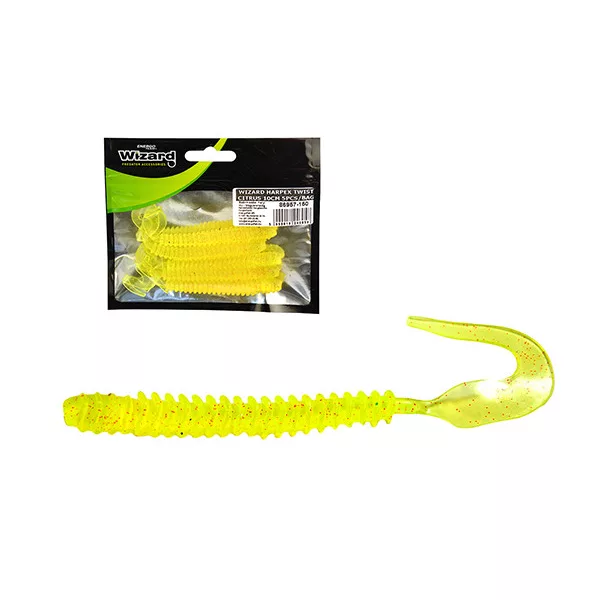 Wizard Harpex Twist Long Citrus 10cm Twister 5pz