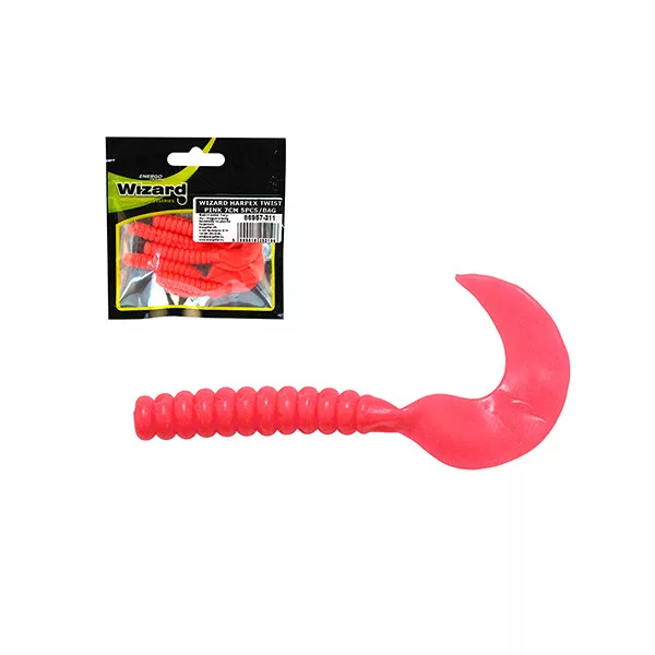 Wizard Harpex Twist Pink 7cm Esche Artificiali 5pz