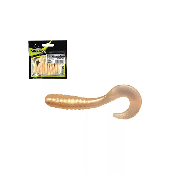 Wizard Harpex Twist Peach 5cm Twister 10db