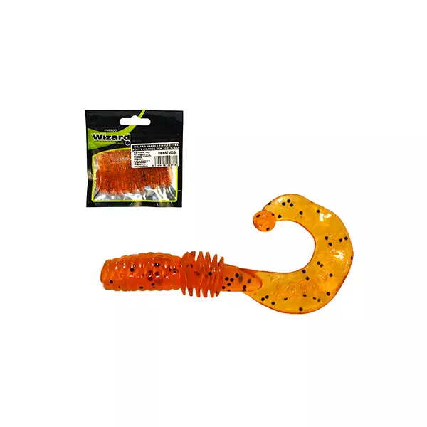 Wizard Harpex Twist Extra Poppy-Orange 5cm Esca Artificiale 10pz