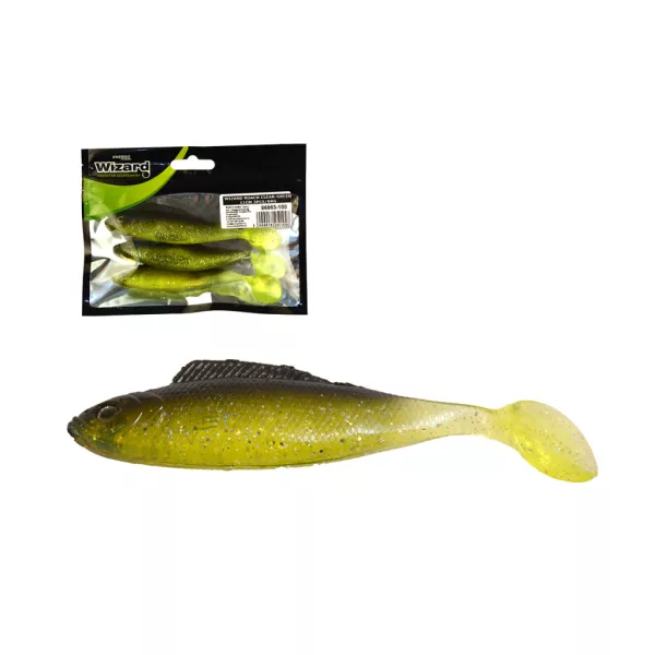 Wizard Roach Verde Trasparente 11cm Esca Morbida 3pz