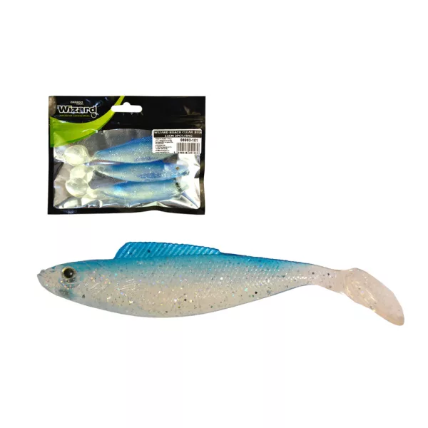 Wizard Roach Blu Trasparente 11cm Esca Morbida 3pz
