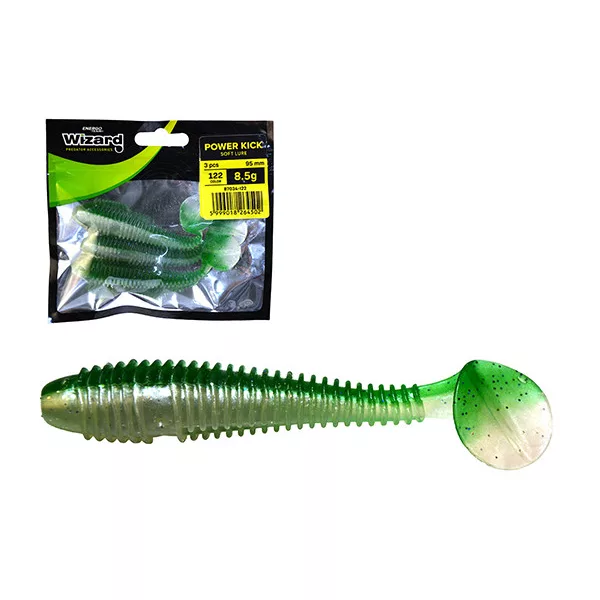 Wizard Power Kick 112 9,5cm Esca in Plastica 3pz