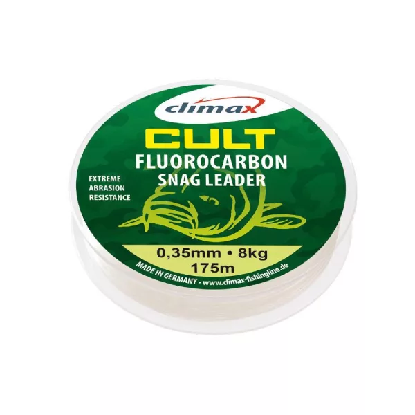 Climax Cult Carp Fluorocarbon Snag Leader 50m 0,50mm 30lb Fluorocarbon Előkezsinór