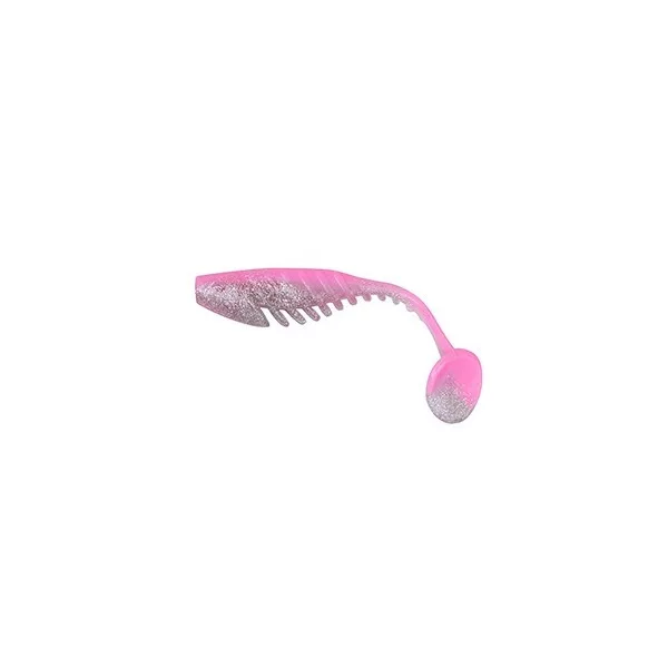 L&K FLOATING SHAD 10 CM 3 PEZZI/CONF COLORE: ROSA - Esca artificiale in gomma