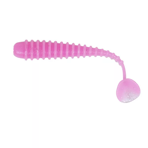 L&K FLOATING LONG FLY 7 CM 5 PEZZI/CONF COLORE: ROSA - Esca artificiale in gomma