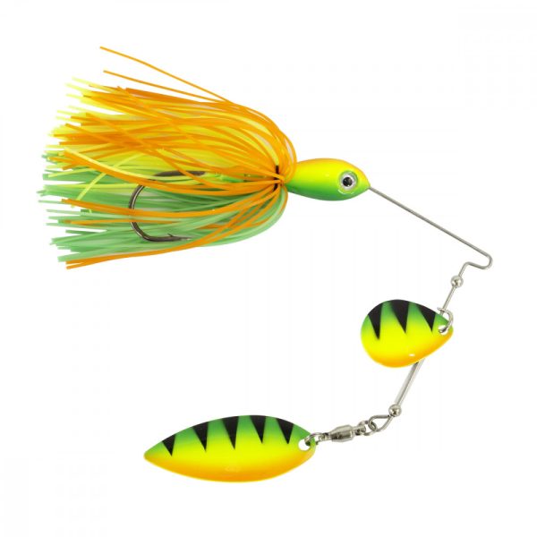 Spinnerbait Wizard SPINNERBAIT Verde Limone Arancio - 10gr