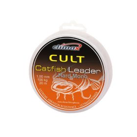   Climax Cult Catfish Hard Mono Leader 50m 0,90mm 60kg Harcsázó Monofil Előkezsinór