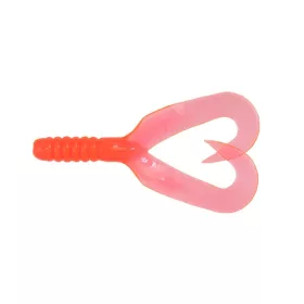   Manns Bait Co. Ltd Twister a doppia coda Twister Japanese Red 101mm - 8pz