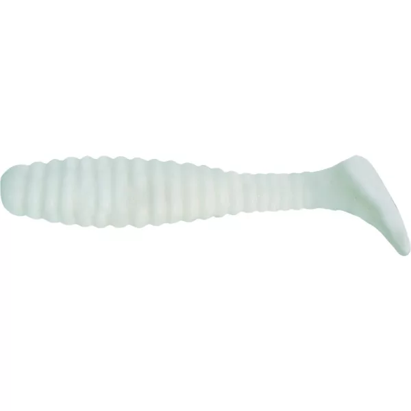 Manns Bait Co. Ltd Swimmin Grub Shad in gomma W 110mm - 5pz - Coda a disco