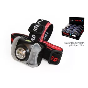 Lampada frontale Delphin POLAR_X 5+4 LED
