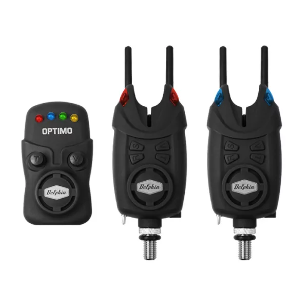 Set avvisatore di abboccata Delphin OPTIMO 9V 2+1 + CSW II Swinger + Snag