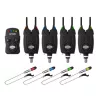 Set avvisatore di abboccata Delphin OPTIMO 9V 4+1 + CSW II Swinger + Snag