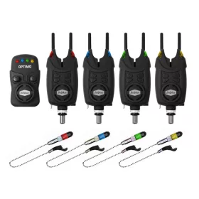   Set avvisatore di abboccata Delphin OPTIMO 9V 4+1 + CSW II Swinger + Snag
