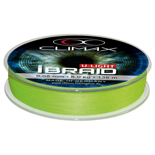 Climax iBraid U-Light Chartreuse 135m 0,10mm 7,5kg Fonott Főzsinór