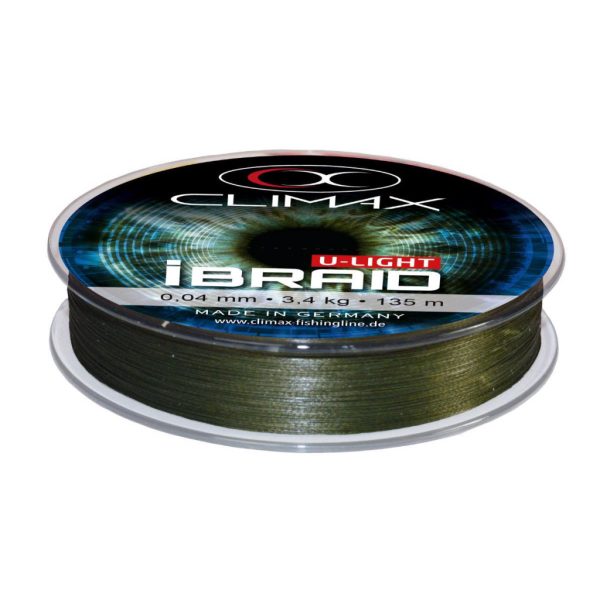 Climax iBraid U-Light Mossgreen 135m 0,10mm 7,5kg Fonott Főzsinór
