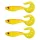 Nevis Twister Shad Vantage 9cm 6,56gr 3pz/cf /giallo-rosso/ Esca in plastica