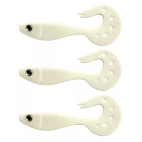   Nevis Twister Shad Vantage 9cm 6,56gr 3pz/cf /bianco/ Esca in plastica