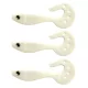 Nevis Twister Shad Vantage 9cm 6,56gr 3pz/cf /bianco/ Esca in plastica