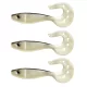 Nevis Twister Shad Vantage 9cm 6,56gr 3pz/cf /argento-nero/ Esca in plastica