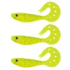 Nevis Twister Shad Vantage 9cm 6,56gr 3pz/cf /giallo-glitter/ Esca in plastica