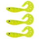 Nevis Twister Shad Vantage 9cm 6,56gr 3pz/cf /giallo-glitter/ Esca in plastica