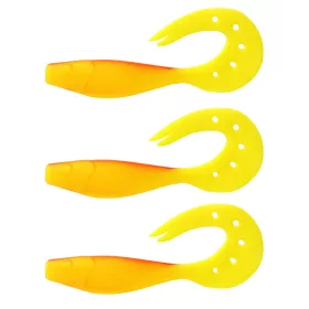   Nevis Twister Shad 11cm 10,76gr 3pz/conf (Rosso-giallo) Esca in plastica