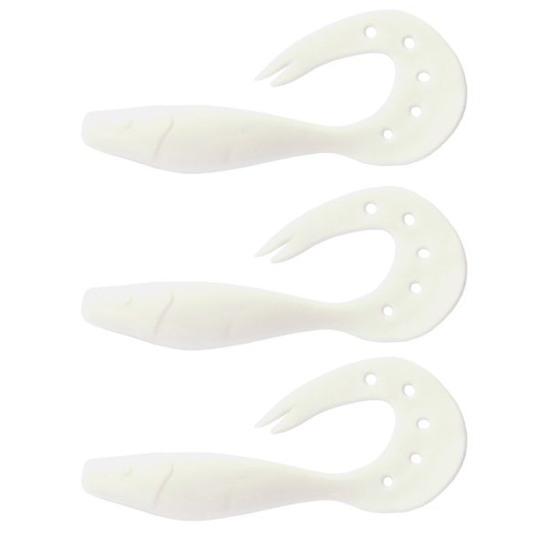 Nevis Twister Shad 11cm 10,76gr 3pz/conf (Bianco) Esca in plastica