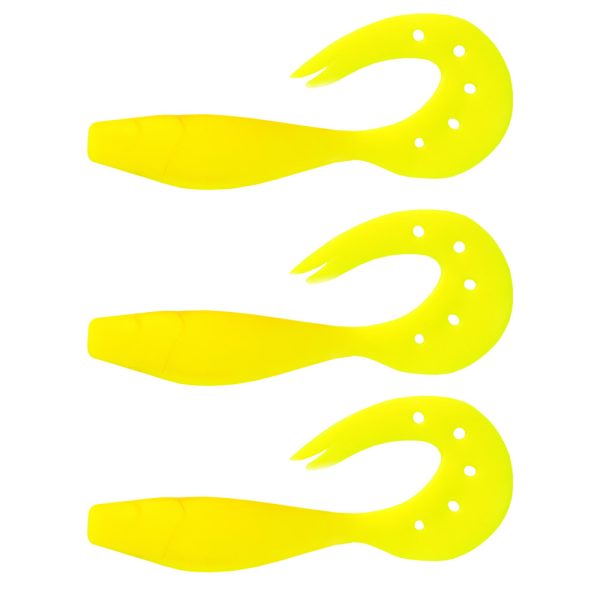 Nevis Twister Shad 11cm 10,76gr 3pz/conf (Giallo) Esca in plastica