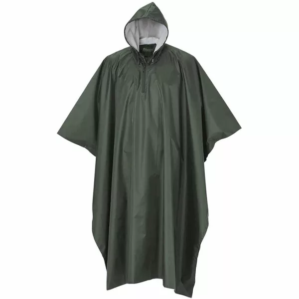 Pinewood Rainfall Poncho Poncho Antipioggia Verde #100