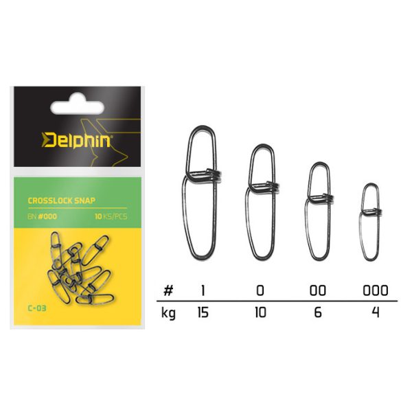 Delphin Crosslock Snap C-03/10 pz BN/00